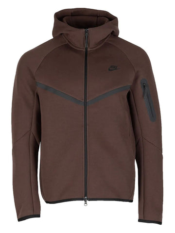Brown Nike Tech Fleece Zipup Hoodie