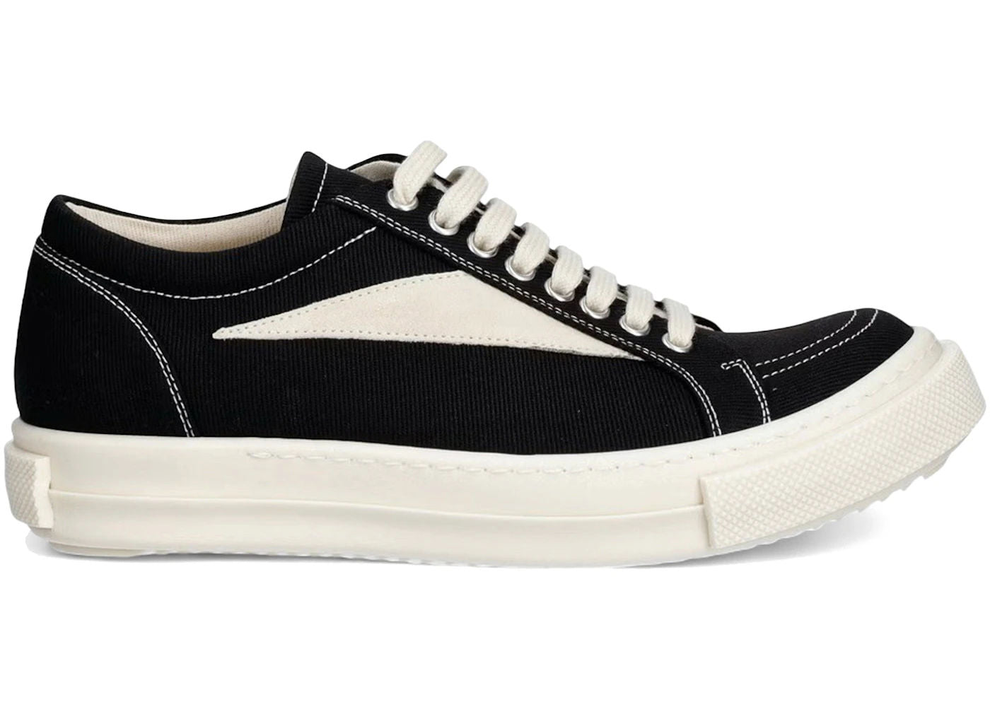 Rick Owens DRKSHDW Denim Vintage Low Sneaker Black Milk (Women's)